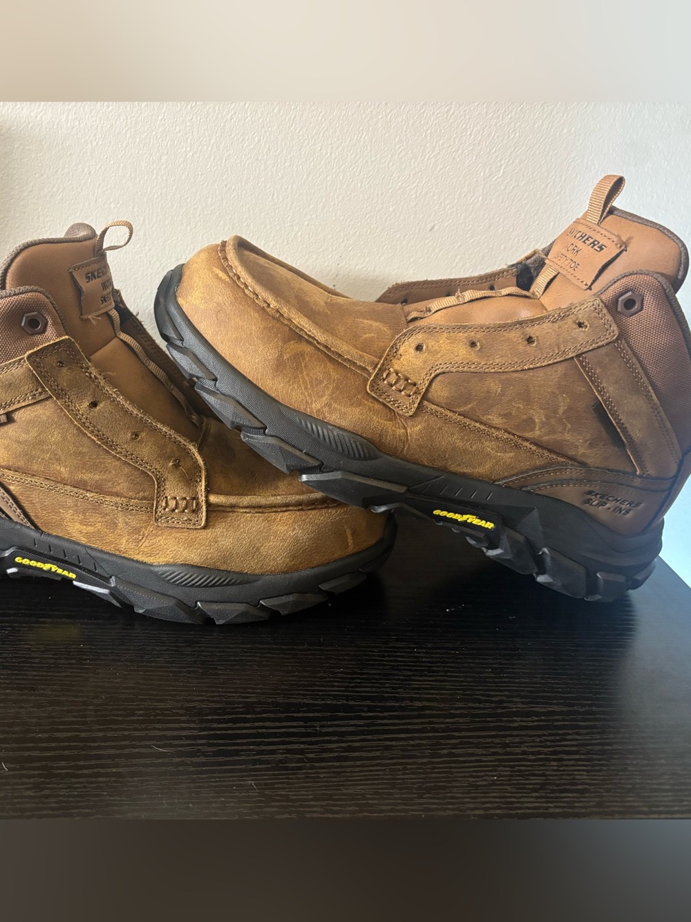 Skechers Santoro Moc Toe Boots - Wide